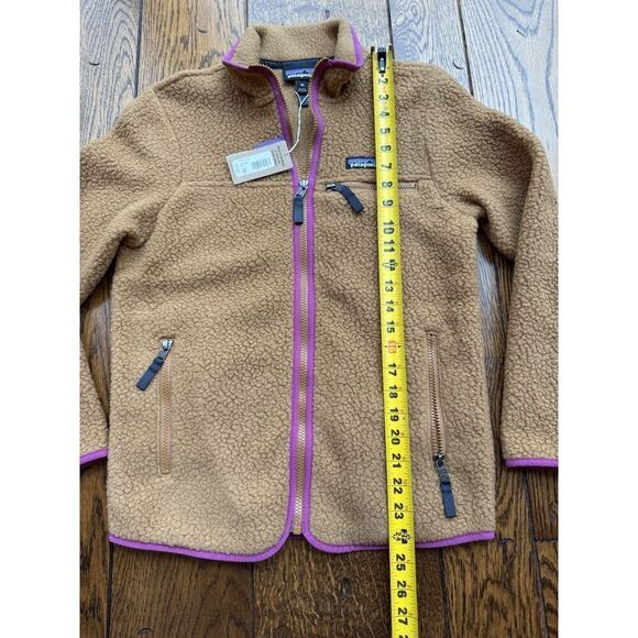 Patagonia Women’s Retro Pile Fleece Jacket XS Nest Brown NWT Retail $149 - Picture 5 of 7